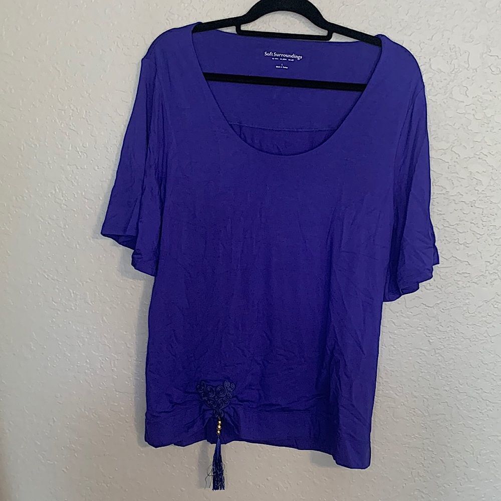 Soft Surroundings Purple top size L